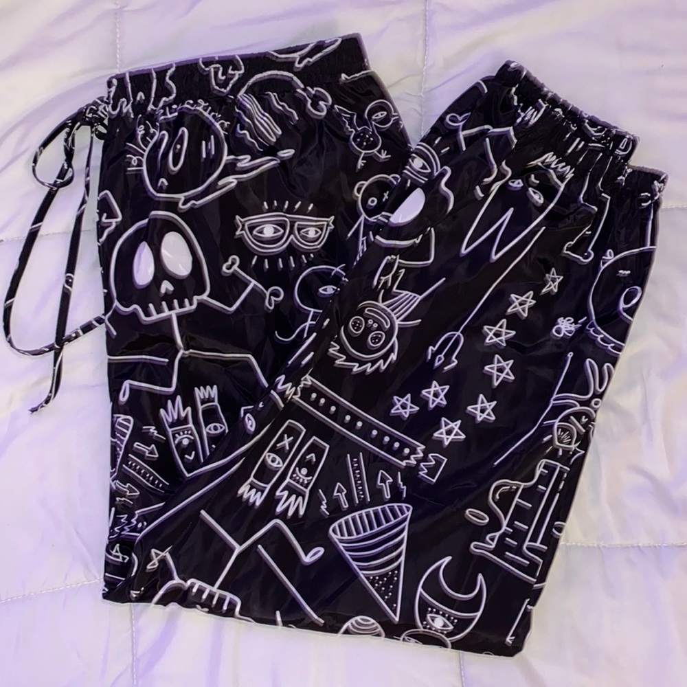 Cartoon Print Joggers